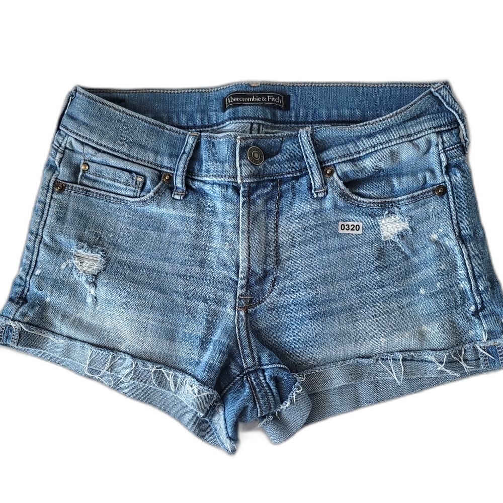 Abercrombie & Fitch  Medium Wash Denim  shorts Size 24/2
